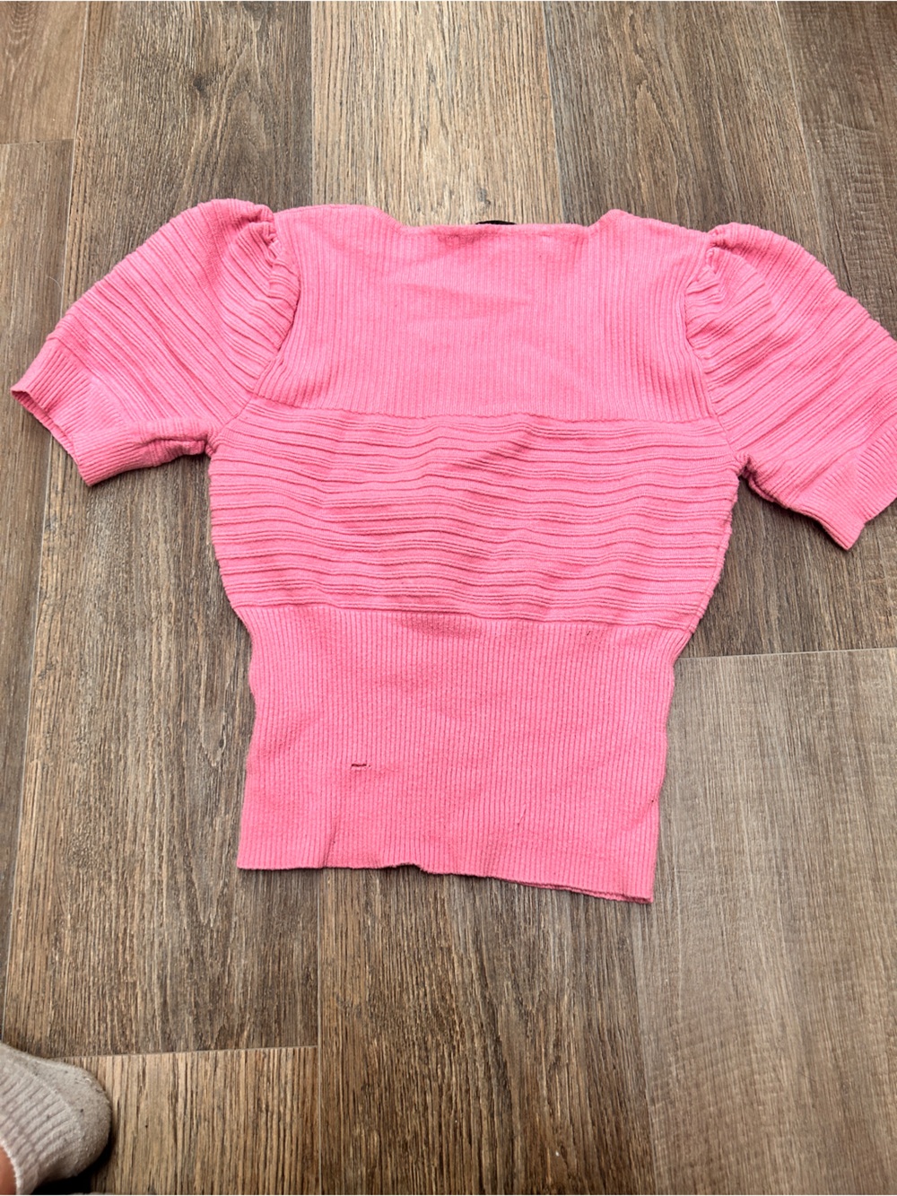 Celebrity Pink Kids Ribbed short sleeve Top in Pink